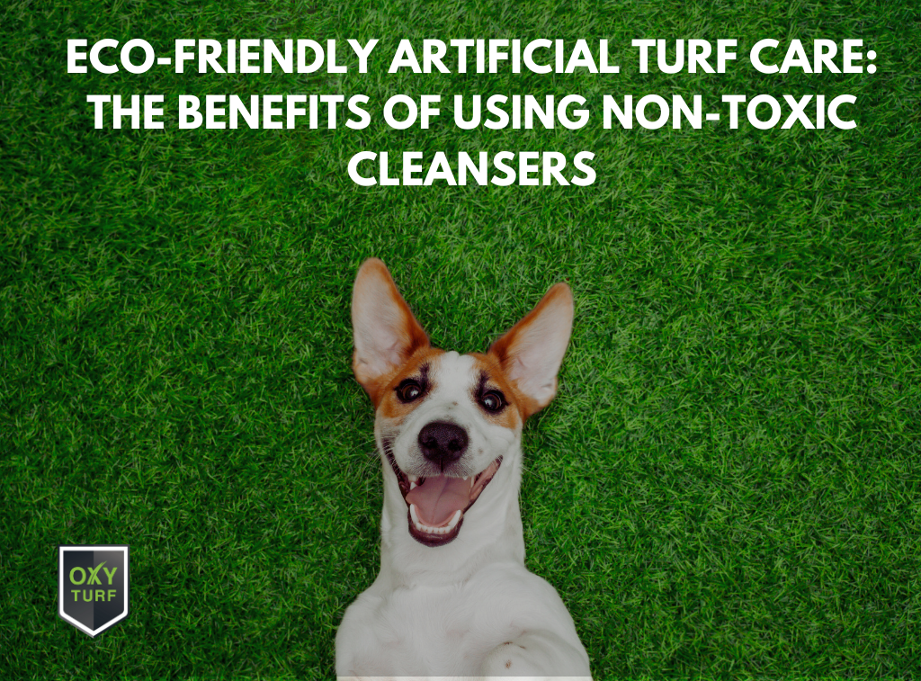 Eco-Friendly Artificial Turf Care: The Benefits of Using Non-Toxic Cleaners