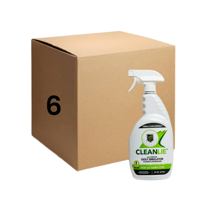 32 Oz Clean Lie™: Golf Simulator All Purpose Cleaner & Deodorizer CASE (6)