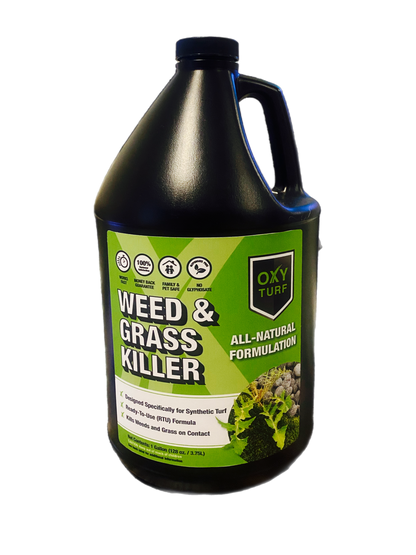 OxyTurf X - Désherbant et herbe 1-Gal. Pichet rond
