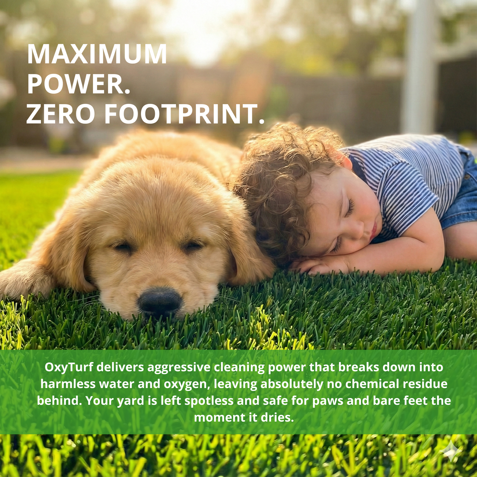 32 Oz OxyTurf Trigger Sprayer OxyTurf Turf Cleaner-Deodorizer and Pet Odor Eliminator