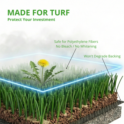 OxyTurf X - Désherbant et herbe 1-Gal. Pichet rond